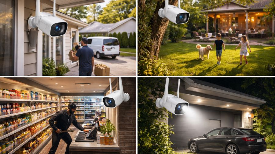 Use Cases – Where Wireless CCTV Shines