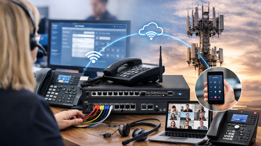 What Makes a PABX System Hybrid